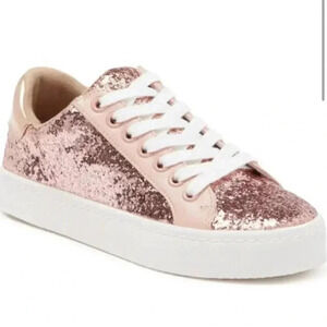 Abound Quentin Size 9 Rose Gold Sneaker Glitter Sparkle Shimmery
